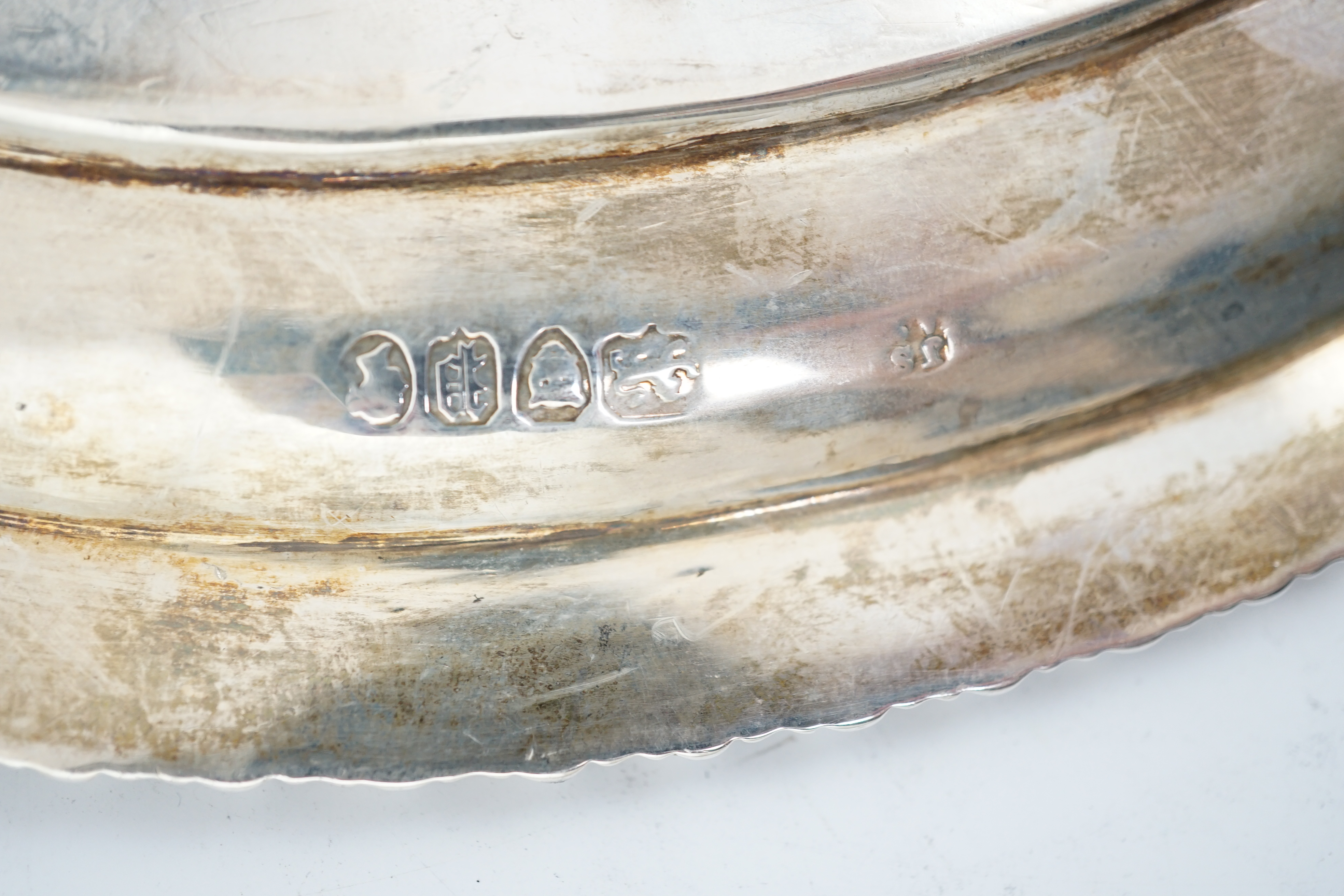 A Victorian silver salver, by Joseph & Albert Savory